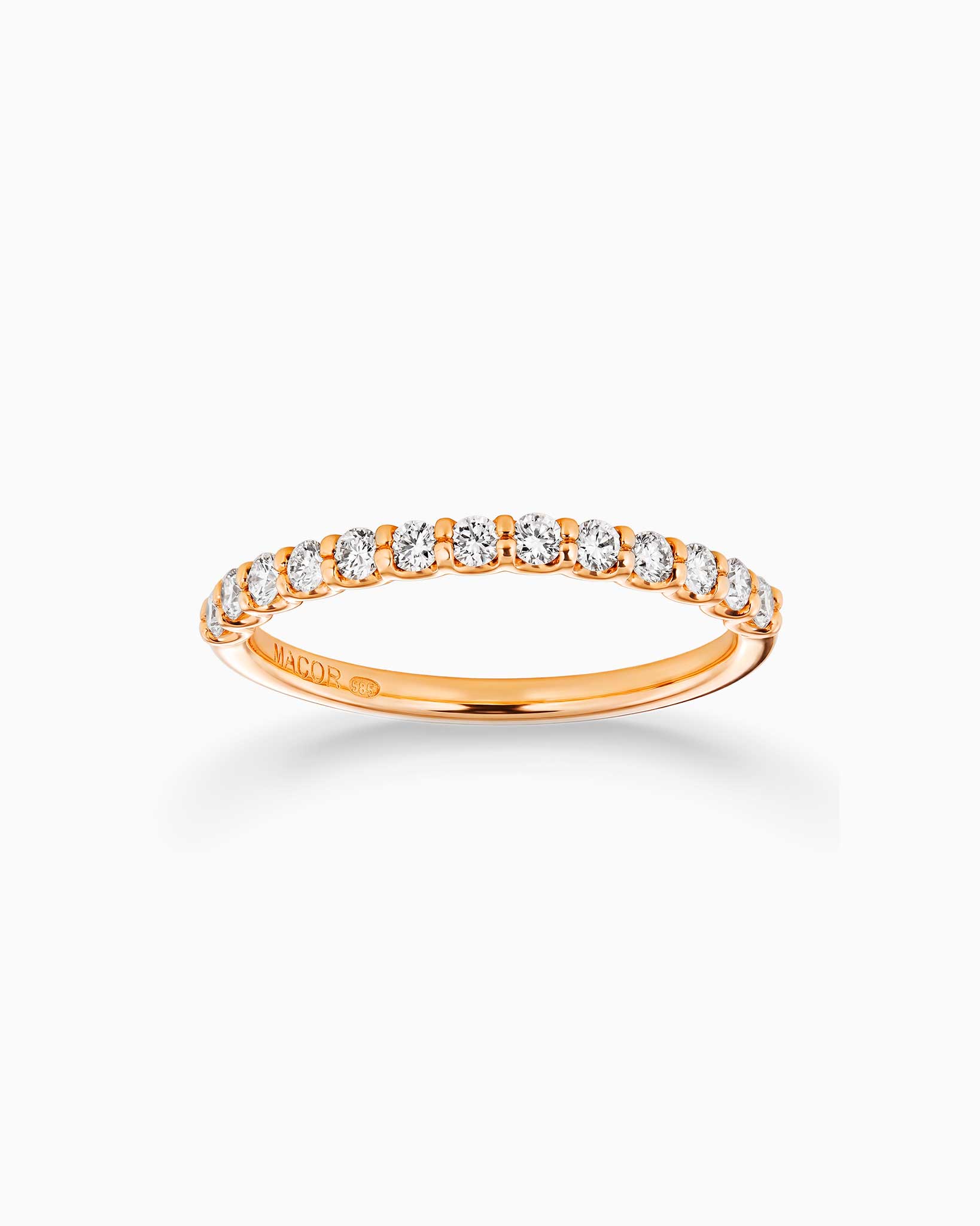 Selene Small Half Eternity Ring - Yellow Gold