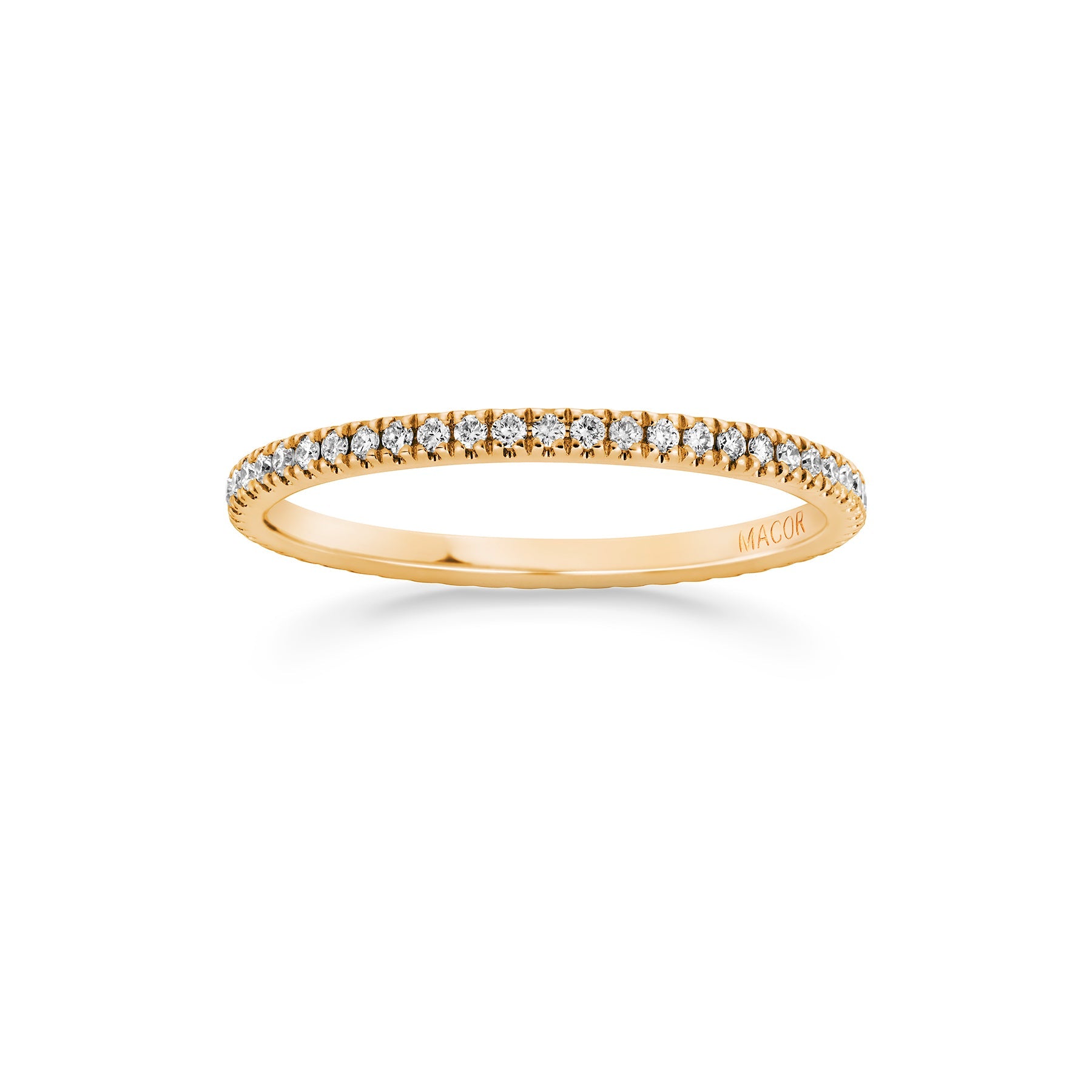 Onni 1.6 eternity diamond ring - yellow gold