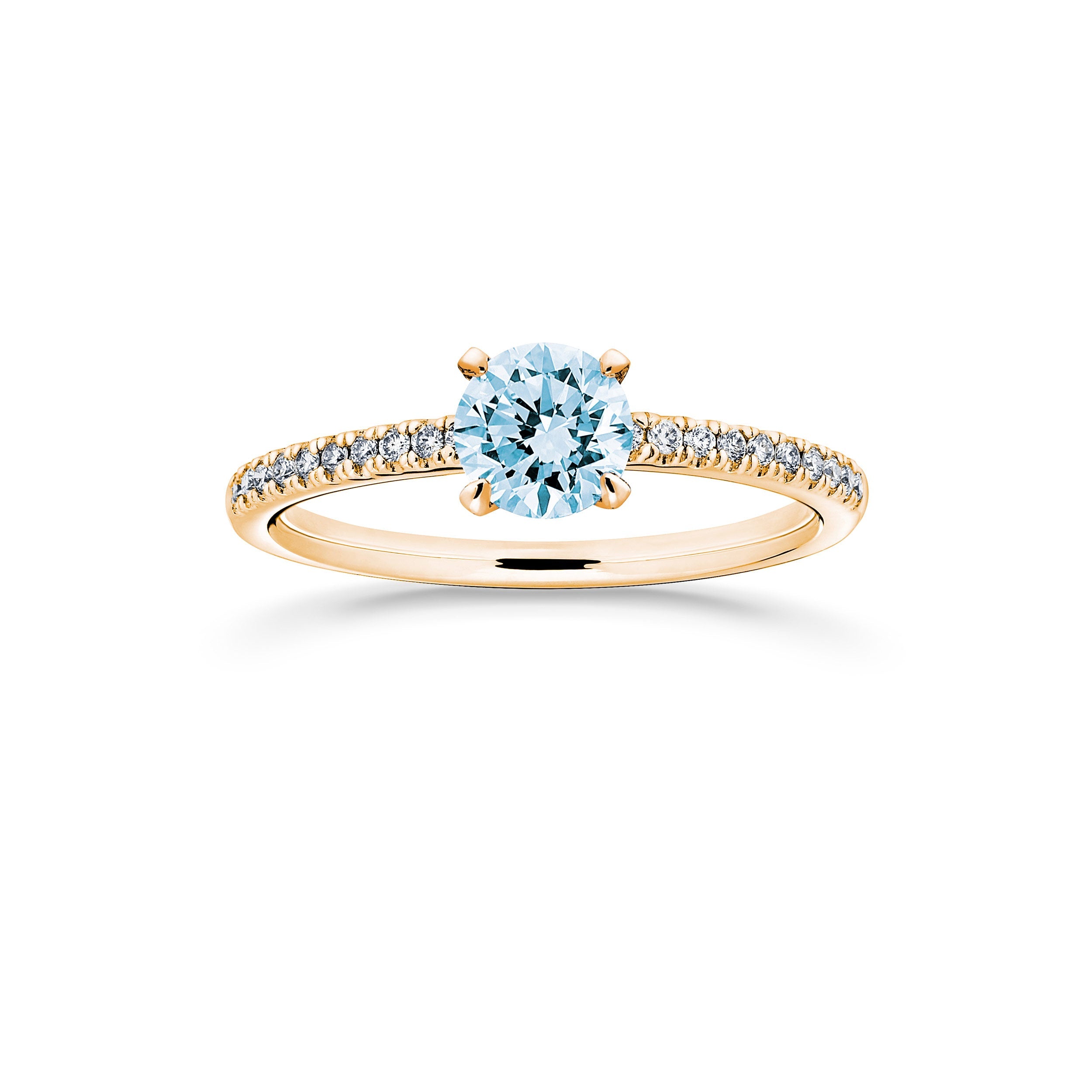 Siro Brilliant Fancy Blue - Yellow gold