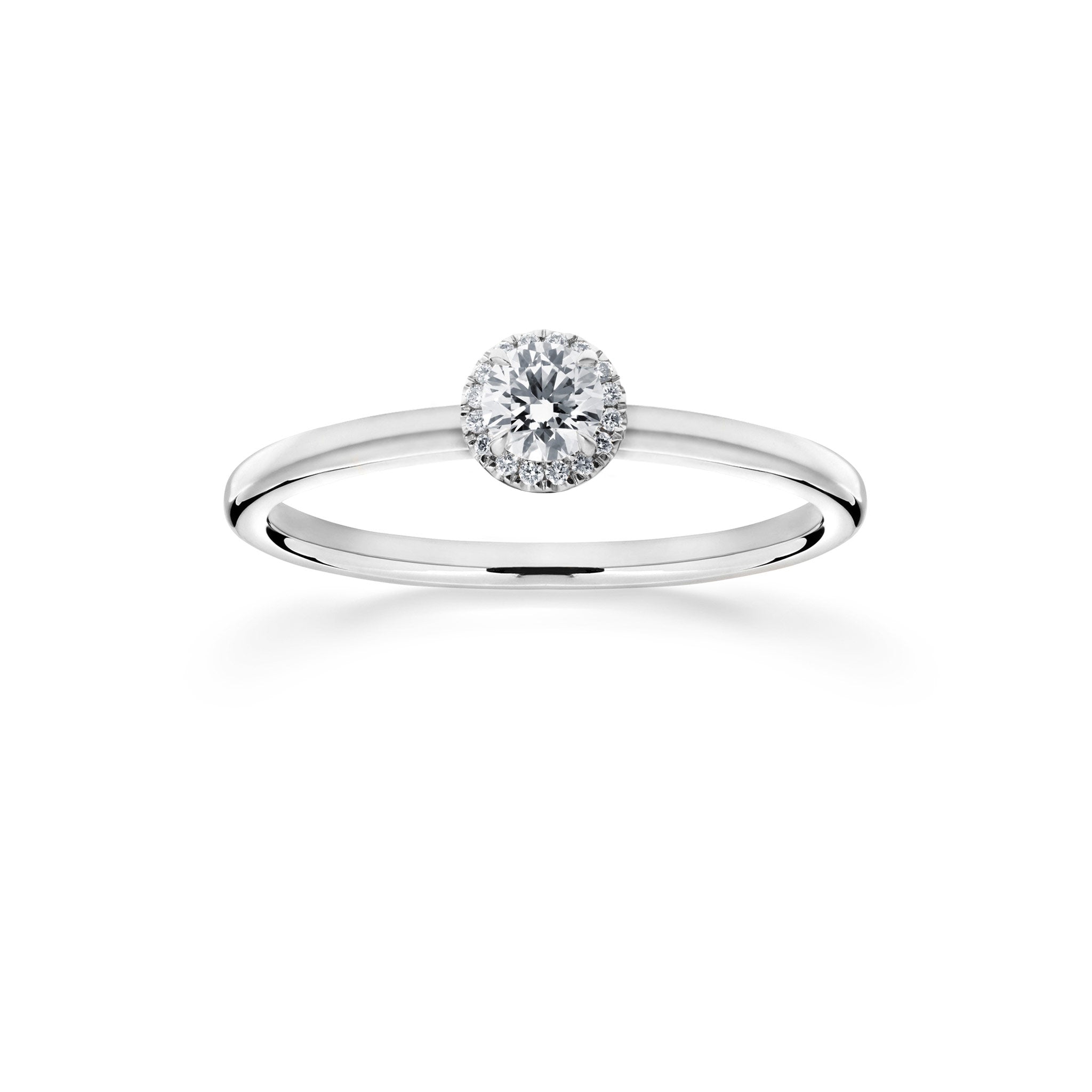 Siro Halo Briljantti timanttisormus valkokulta