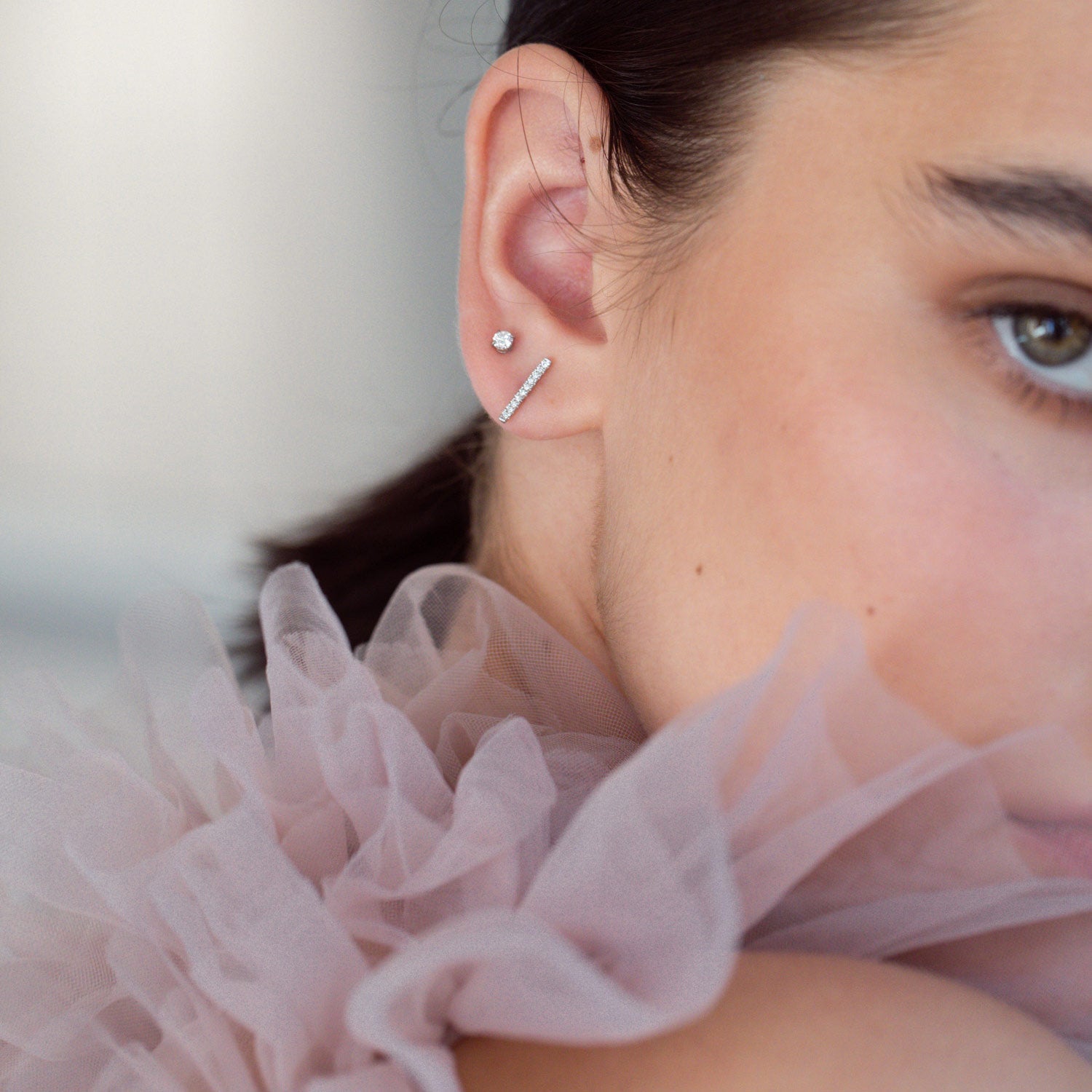 Tirro - diamond earrings