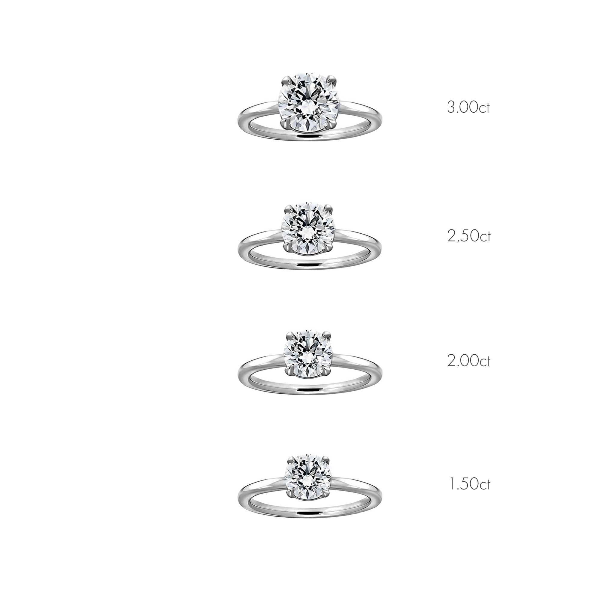 Siro Brilliant diamond ring - platinum