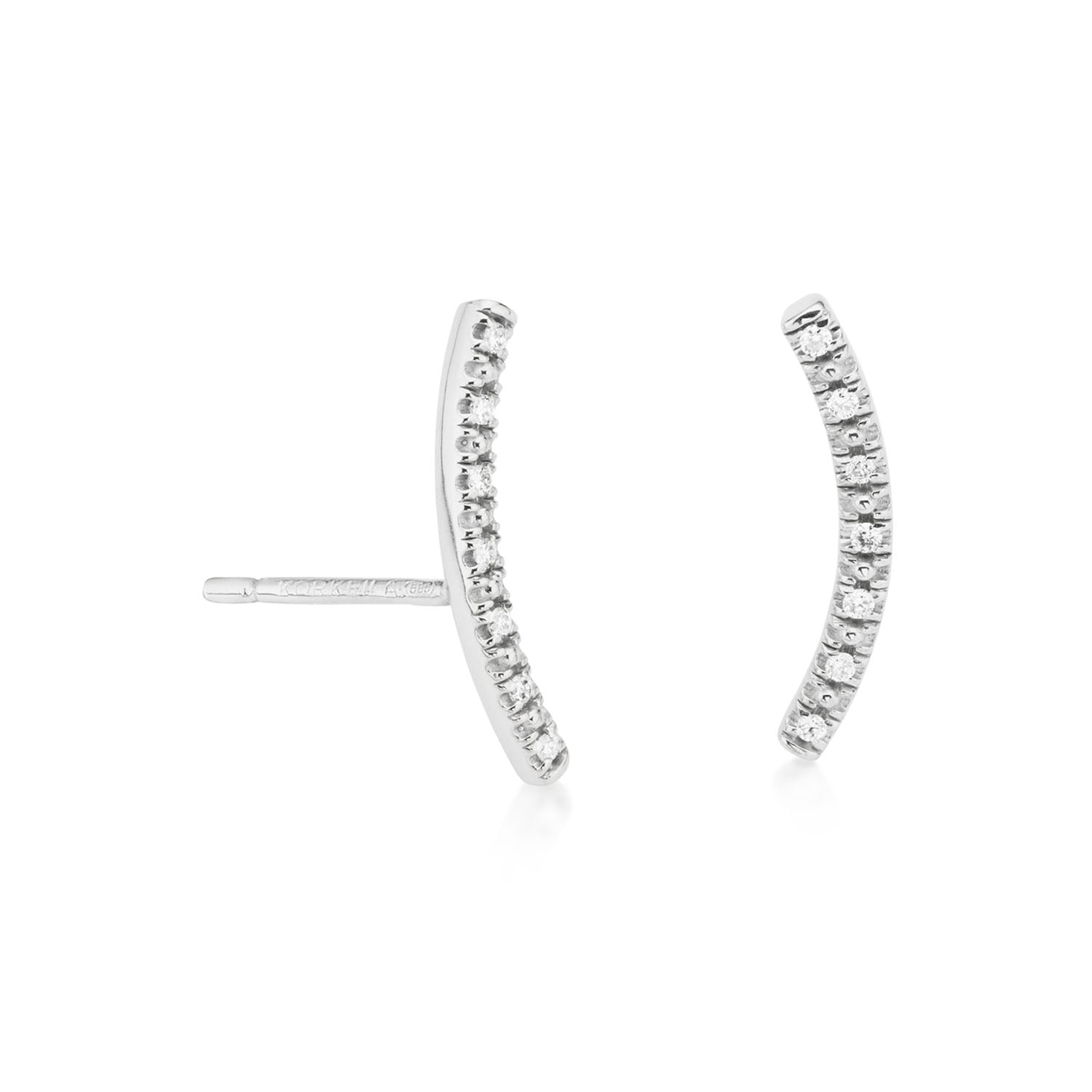 Sola - diamond earrings