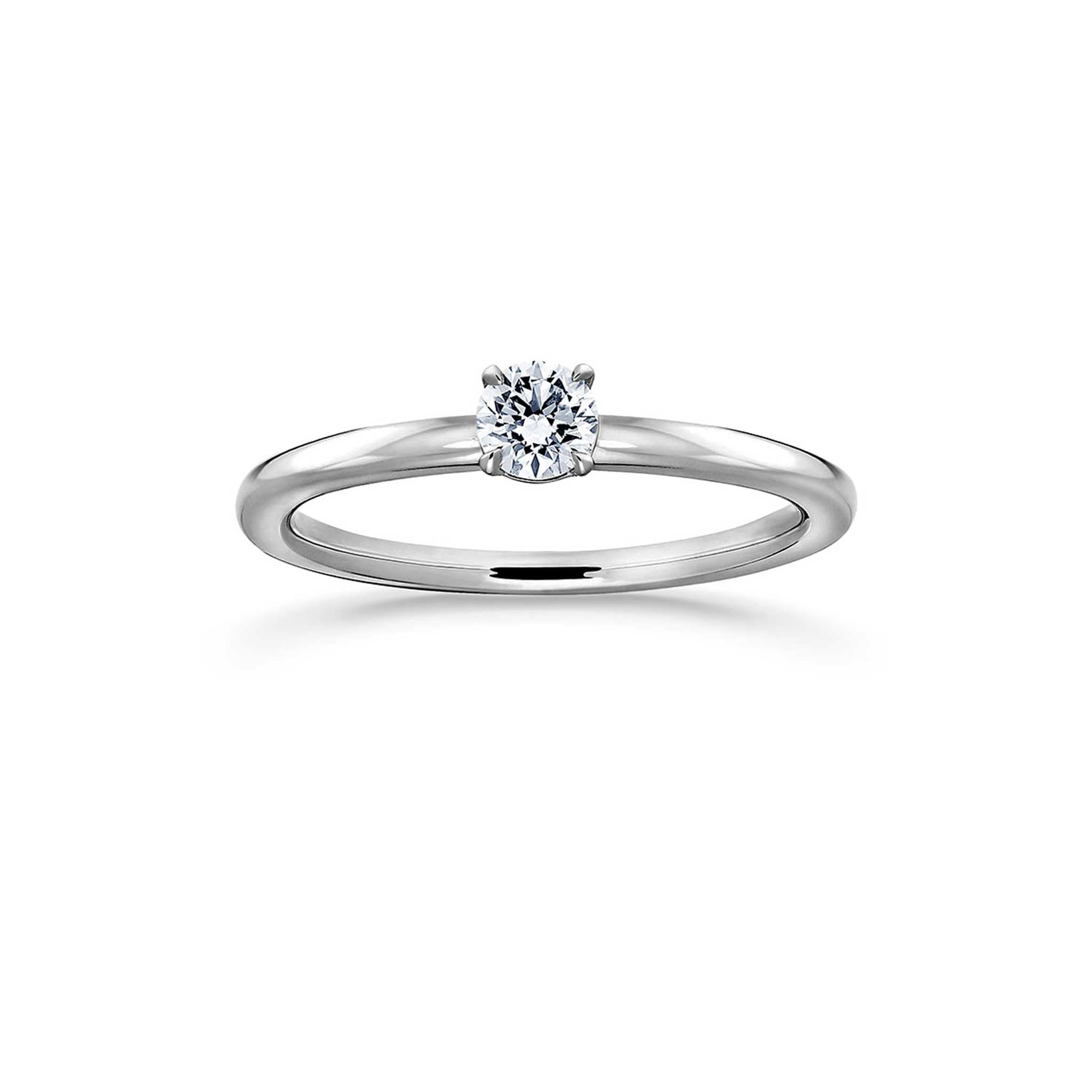 Siro Brilliant diamond ring - platinum