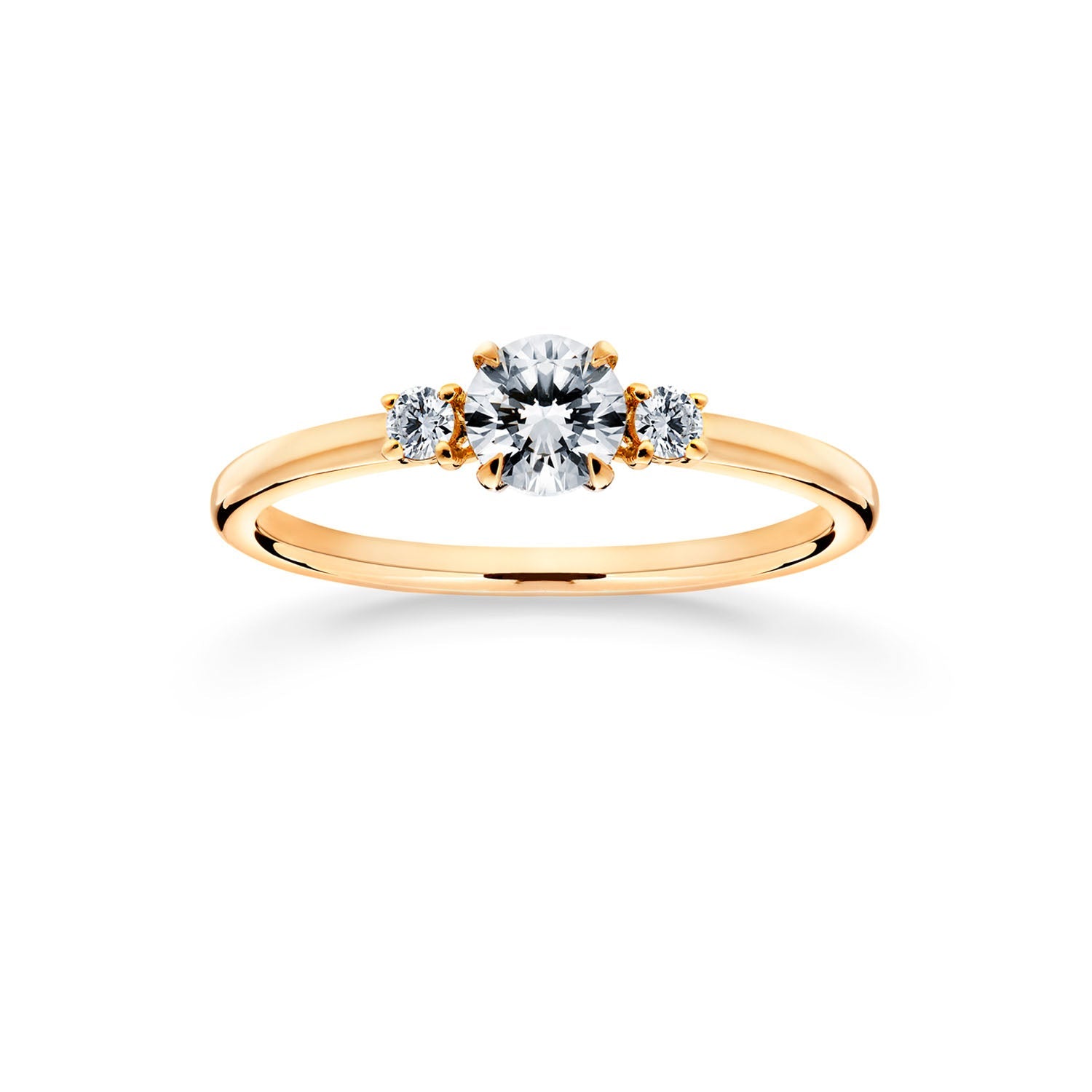 Siro three stone diamond ring