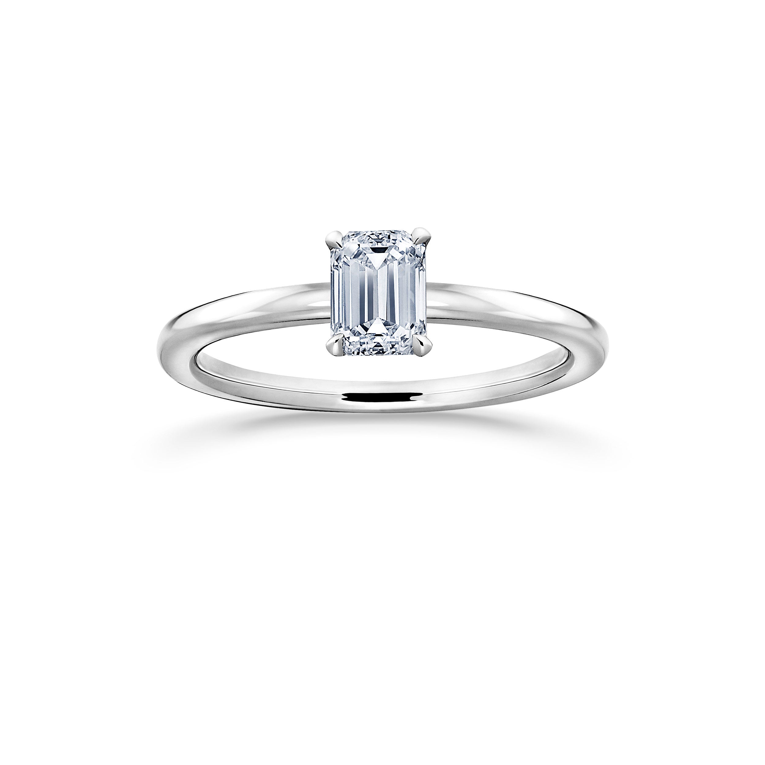 Siro Emerald diamond ring platinum
