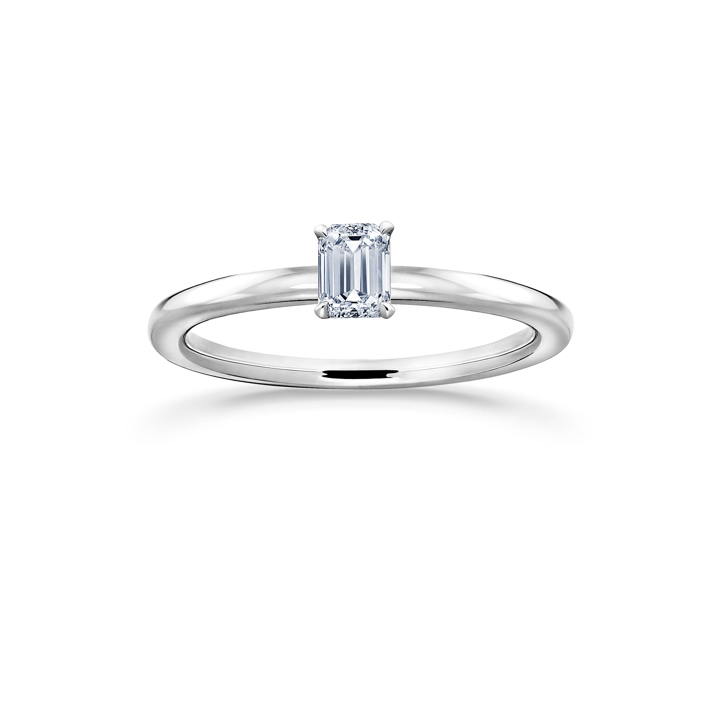 Siro Emerald diamond ring platinum
