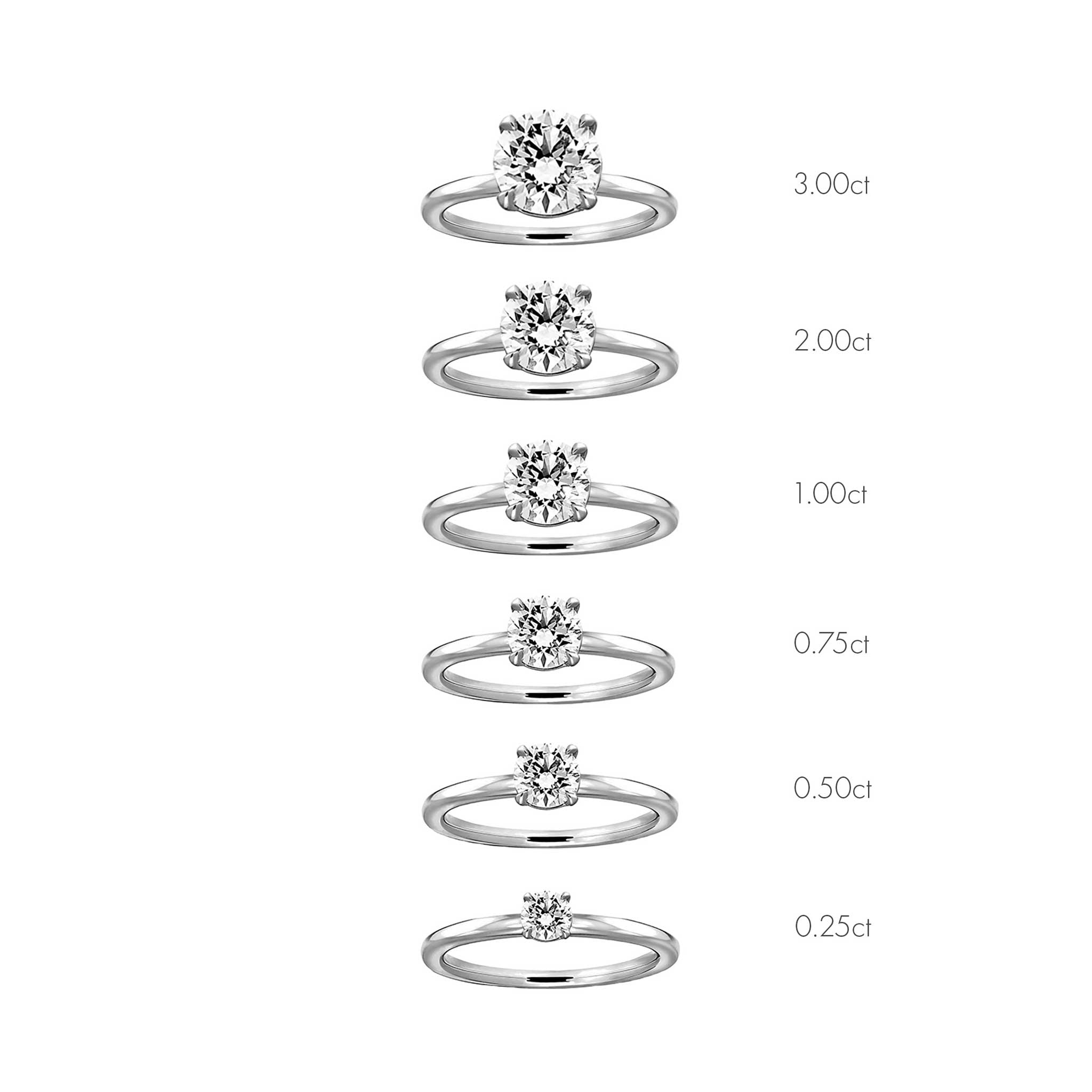 Siro Brilliant diamond ring - platinum